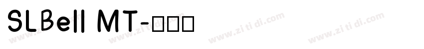 SLBell MT字体转换